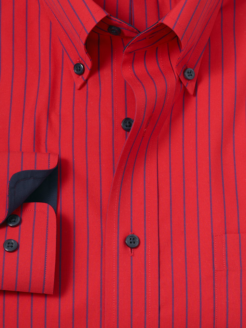 red dress shirt nearby Steven Land Mens Solid Red 100% Cotton Wrinkle Free French Cuff Dress Shirt, 17 1/2 / 36/37