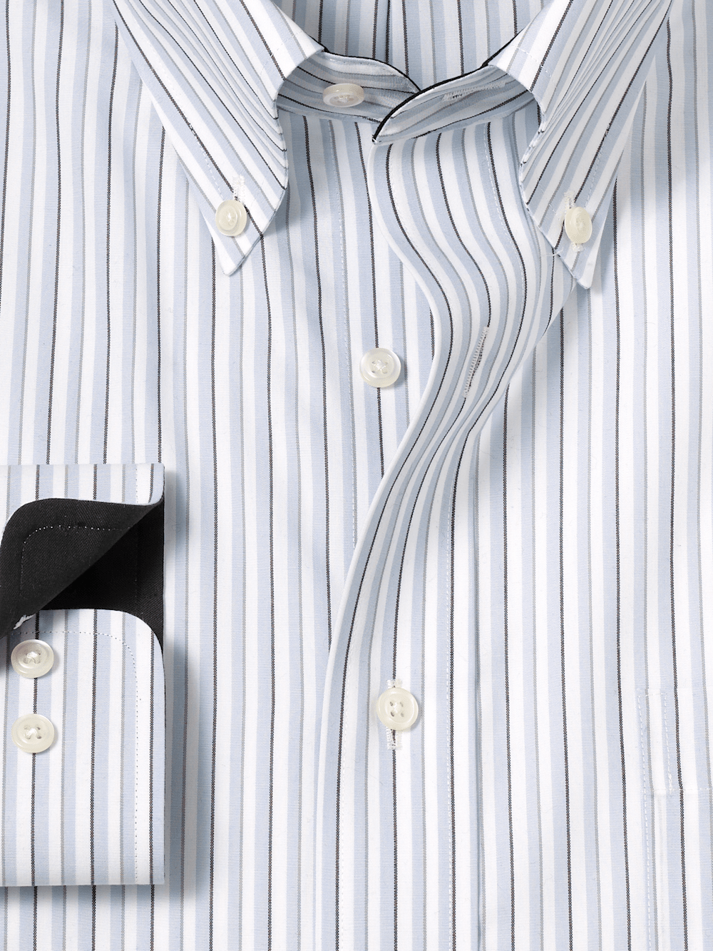 grey and white dress shirt Shop Gray & White Striped100% Cotton Dress Shirt