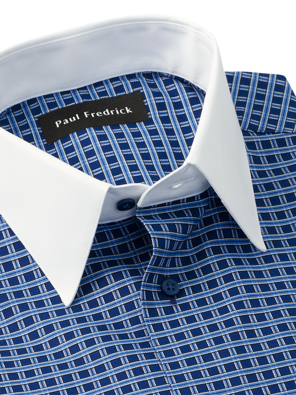 Alternate Image of Comfort Stretch Non-iron Check Dress Shirt-6