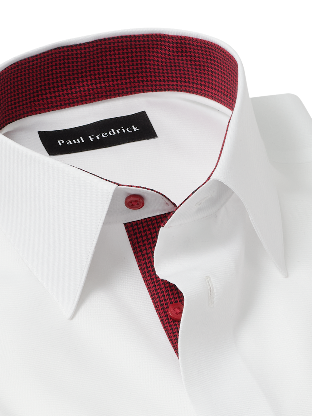 Alternate Image of Comfort Stretch Non-iron Solid Dress Shirt With Contrast Trim-6