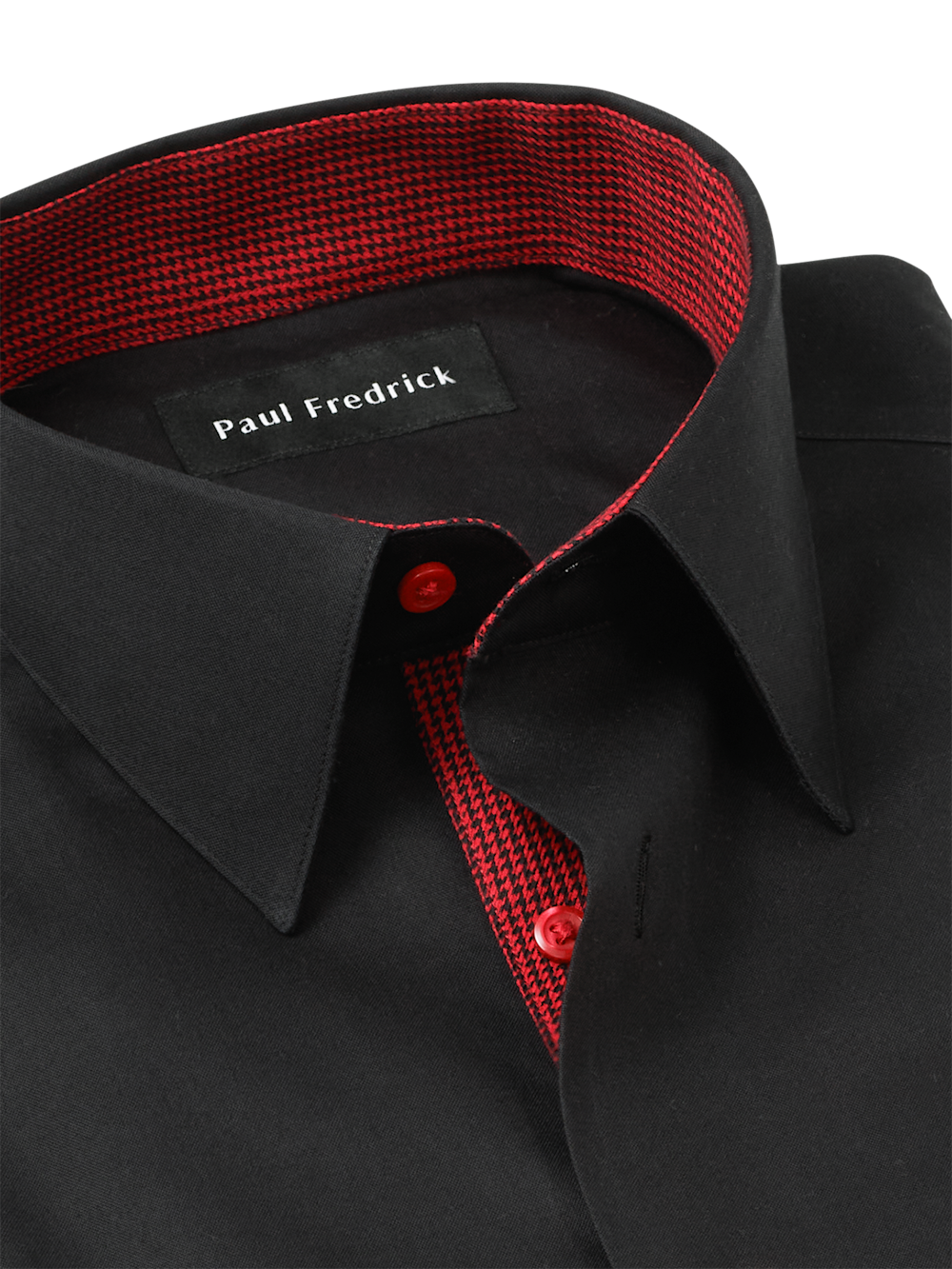 black and burgundy dress shirt Black n Bianco Boys' Signature Sateen Long Sleeve Dress Shirt in Burgundy