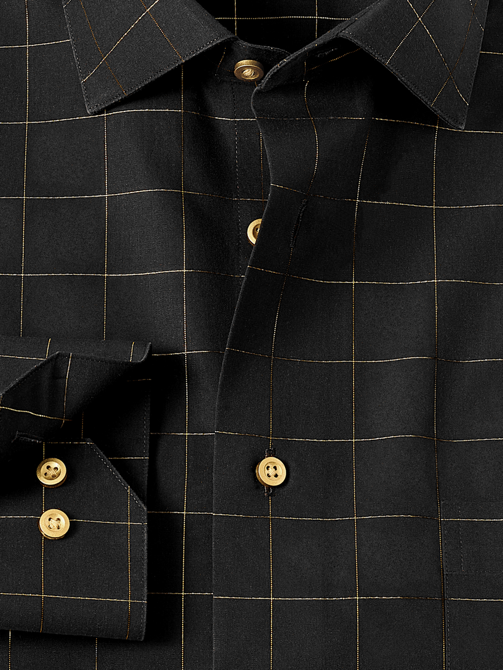 Alternate Image of Comfort Stretch Non-iron Check Dress Shirt-5