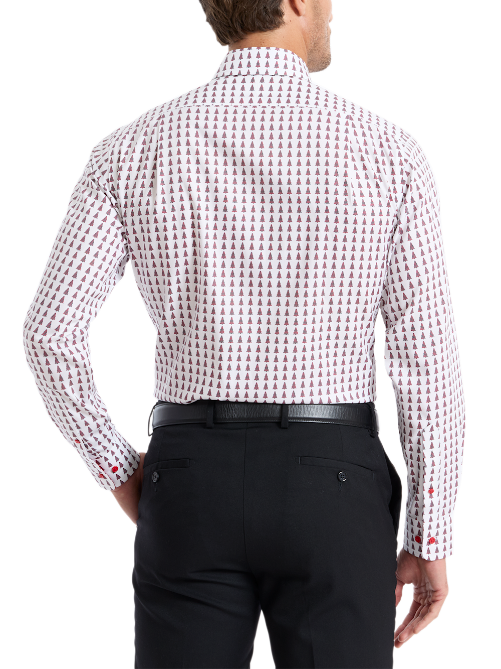 Alternate Shot of Men's red/green  Shirts  - 4