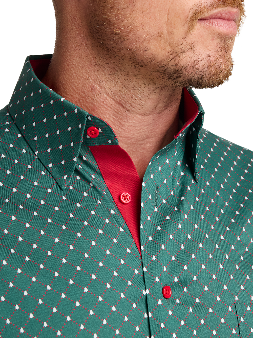 Alternate Shot of Men's green  Shirts  - 2