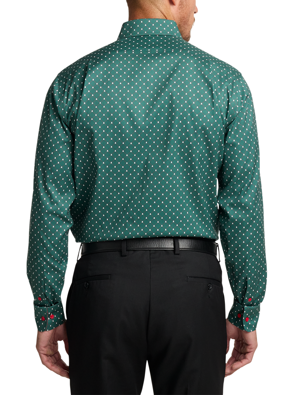 Alternate Shot of Men's green  Shirts  - 4