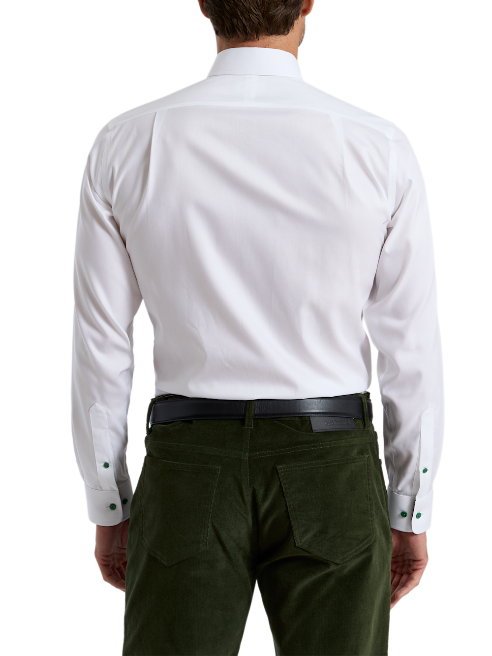 Alternate Shot of Men's white multi  Shirts  - 4