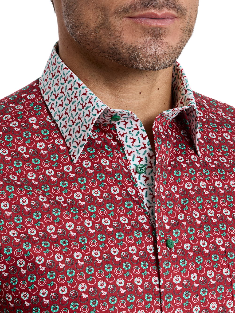 Alternate Shot of Men's multi  Shirts  - 2