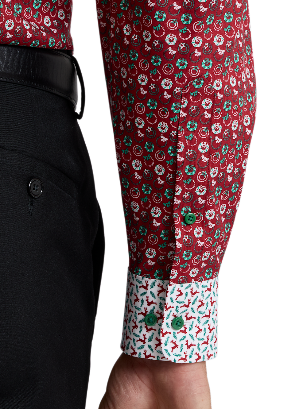 Alternate Shot of Men's multi  Shirts  - 3