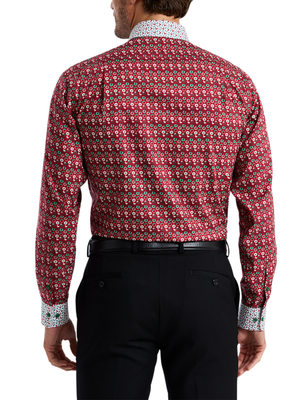 Alternate Shot of Men's multi  Shirts  - 4