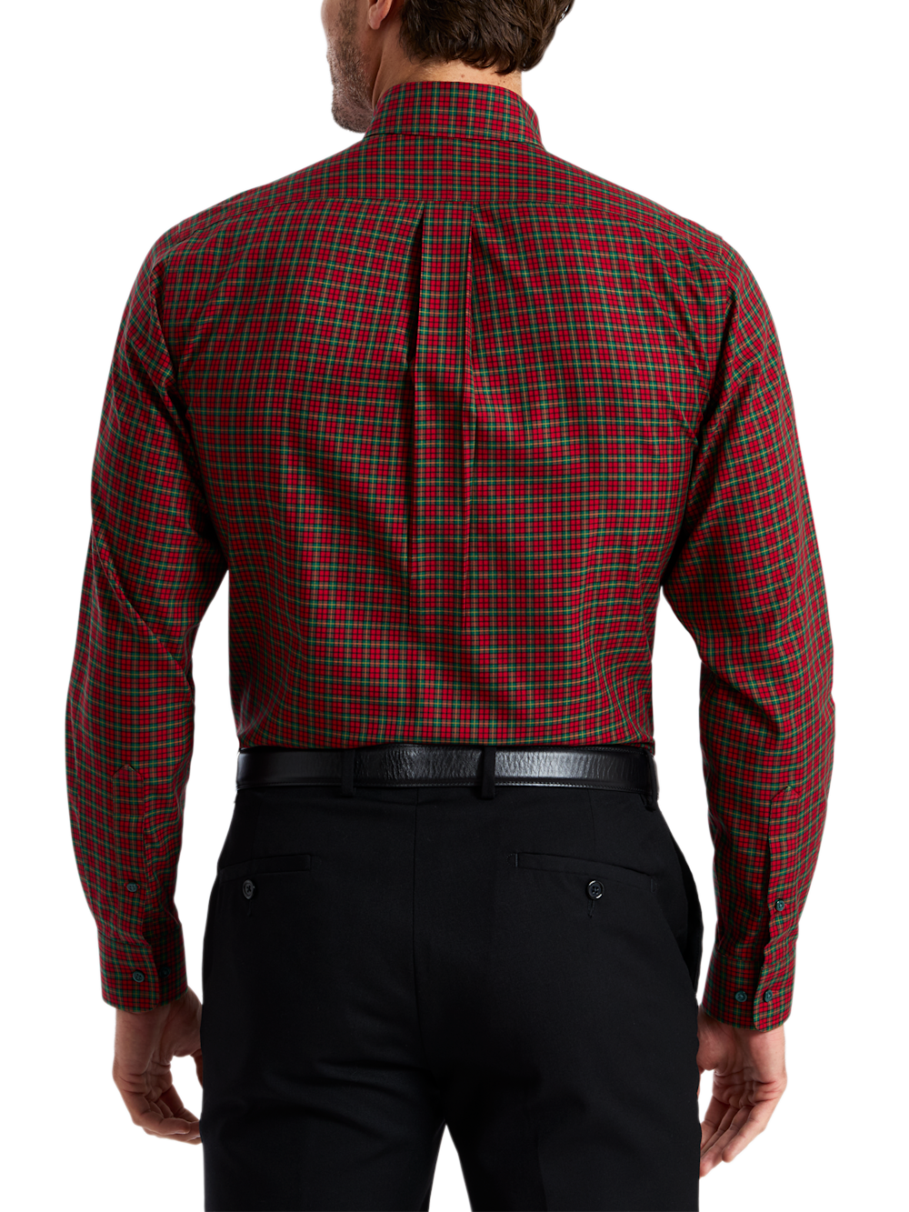 Alternate Shot of Men's red/green  Shirts  - 4