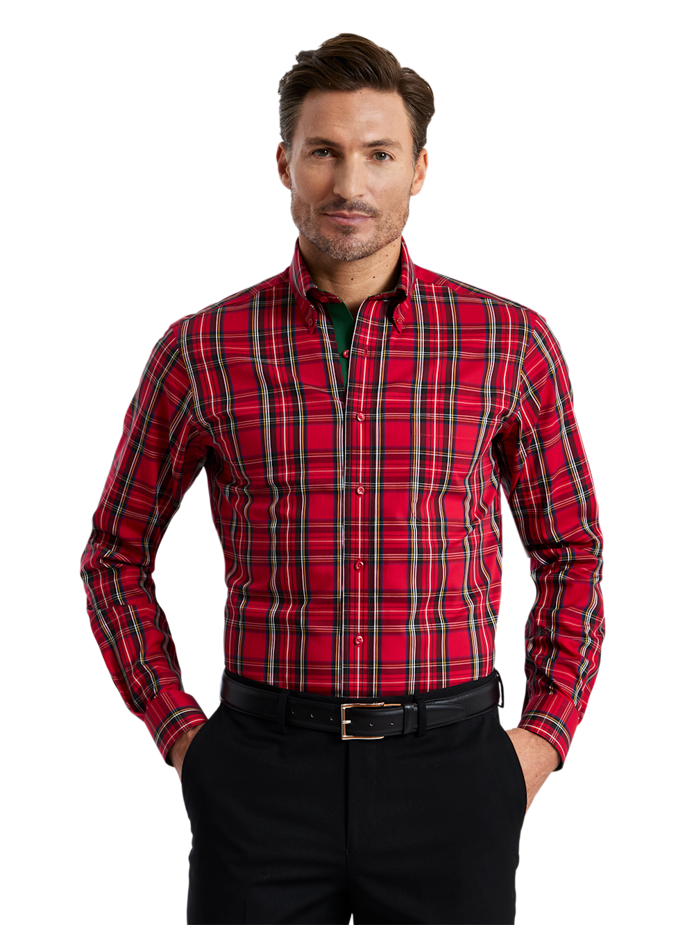 Alternate Shot of Men's red  Shirts  - 1
