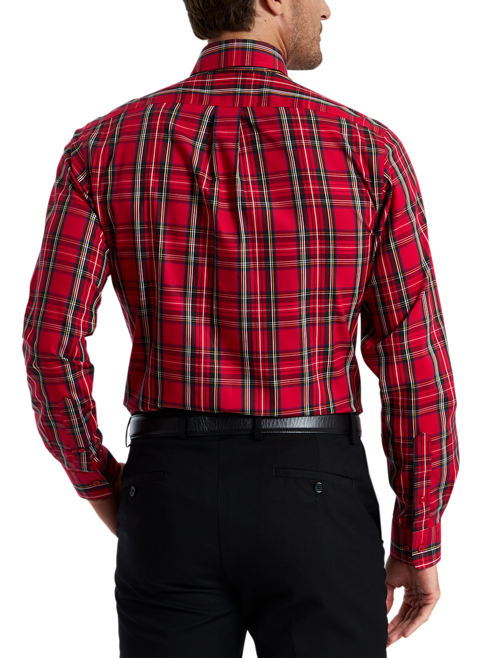 Alternate Shot of Men's red  Shirts  - 4