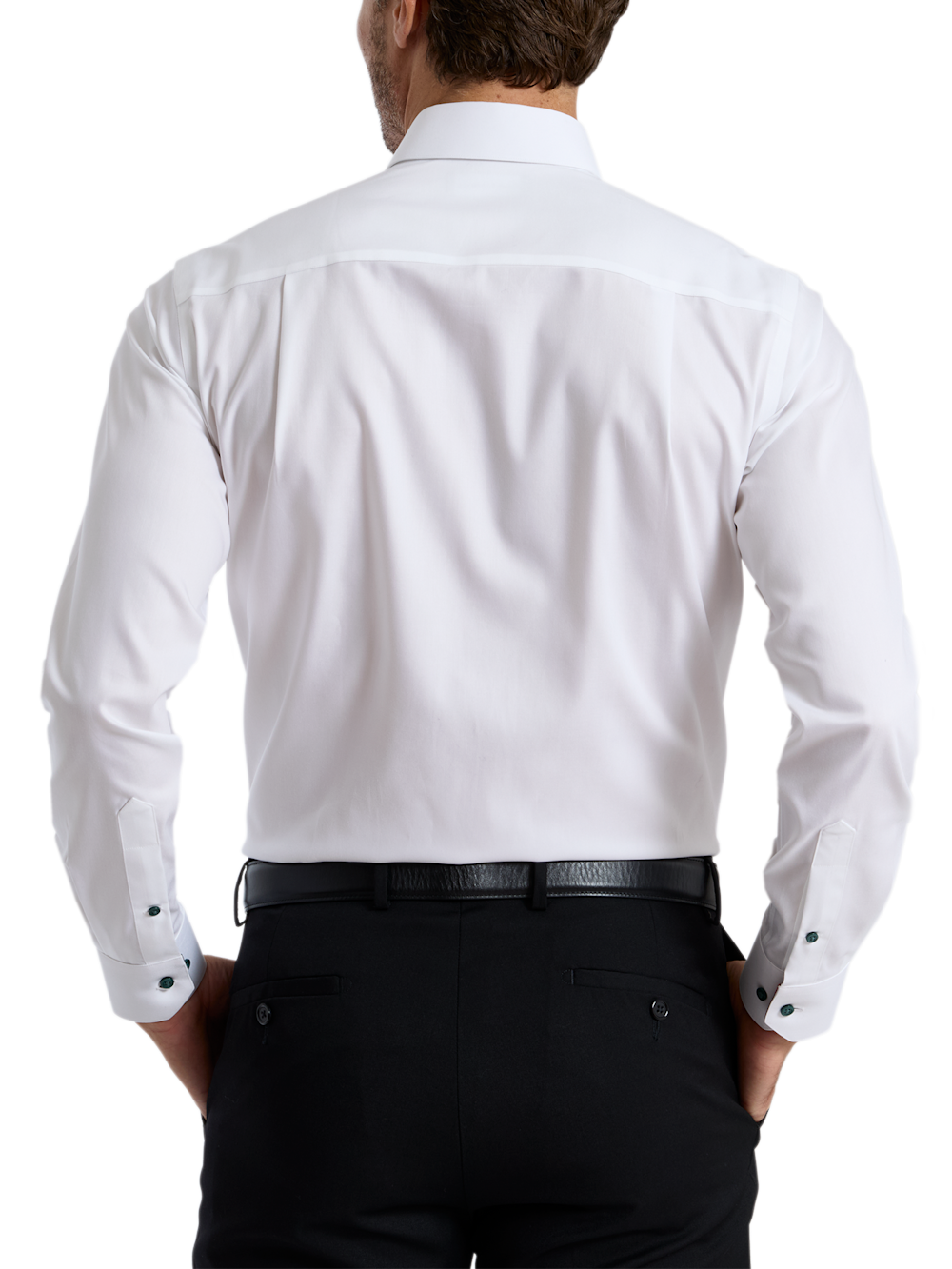Alternate Shot of Men's white multi  Shirts  - 4