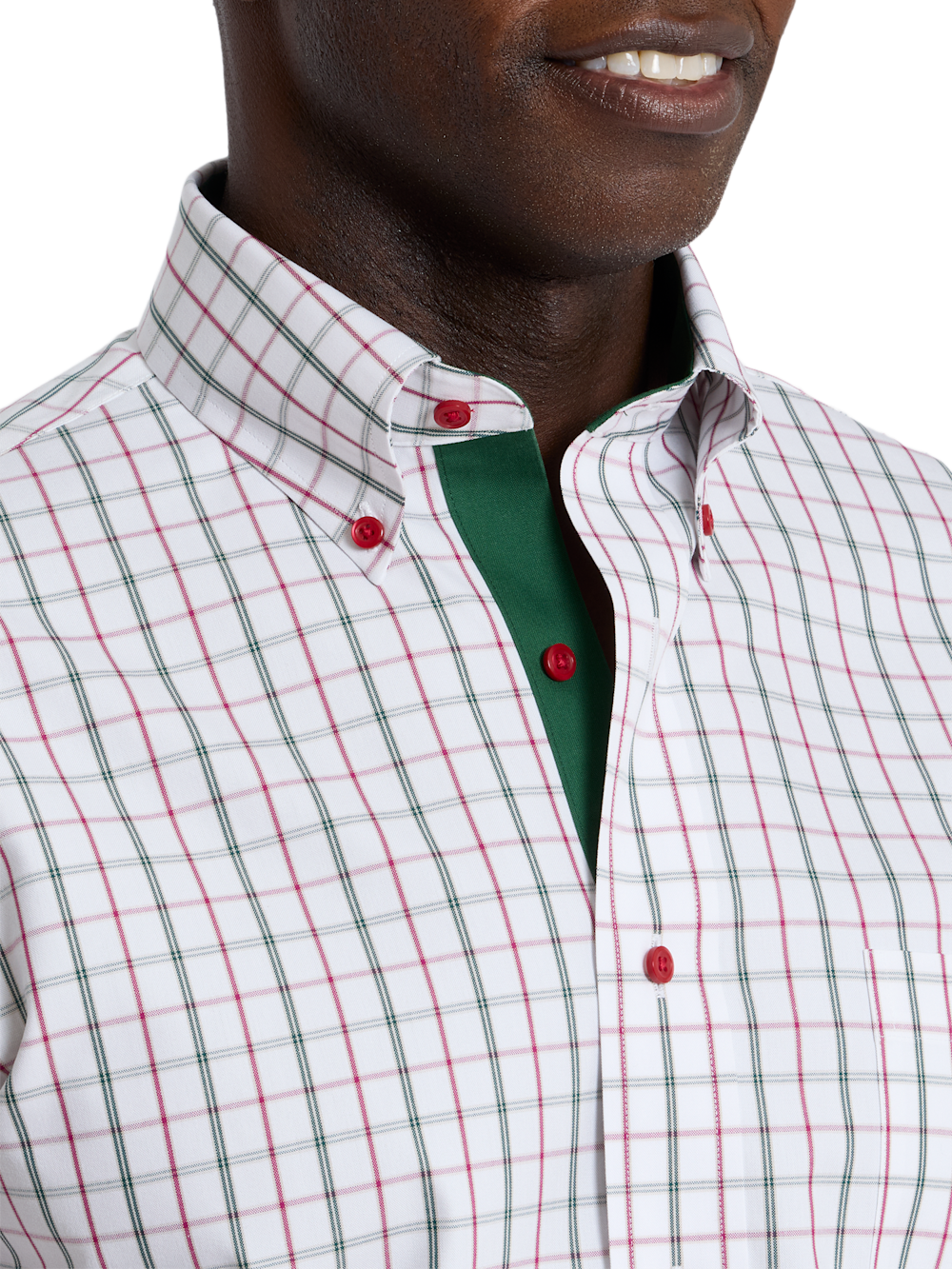 Alternate Shot of Men's green  Shirts  - 2