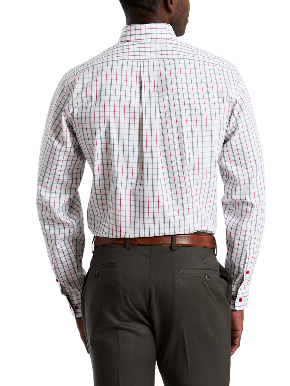 Alternate Shot of Men's green  Shirts  - 4