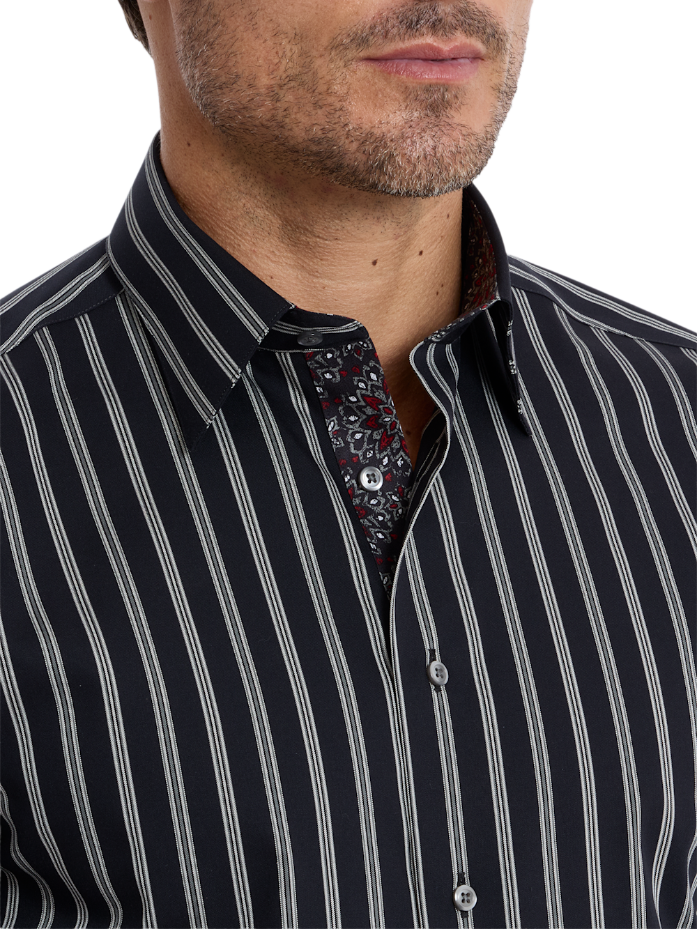 Alternate Shot of Men's black  Shirts  - 2