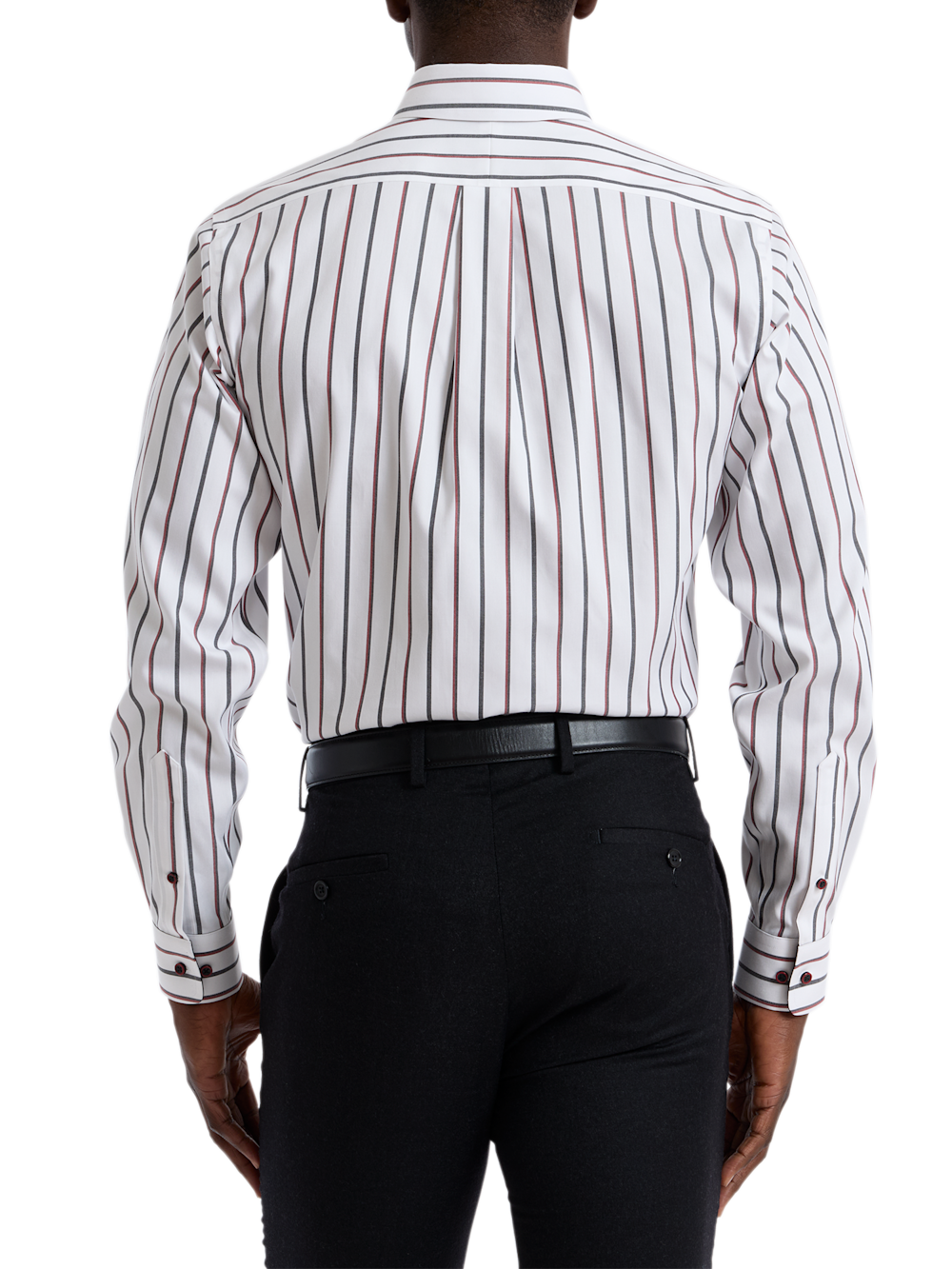 Alternate Shot of Men's white multi  Shirts  - 4