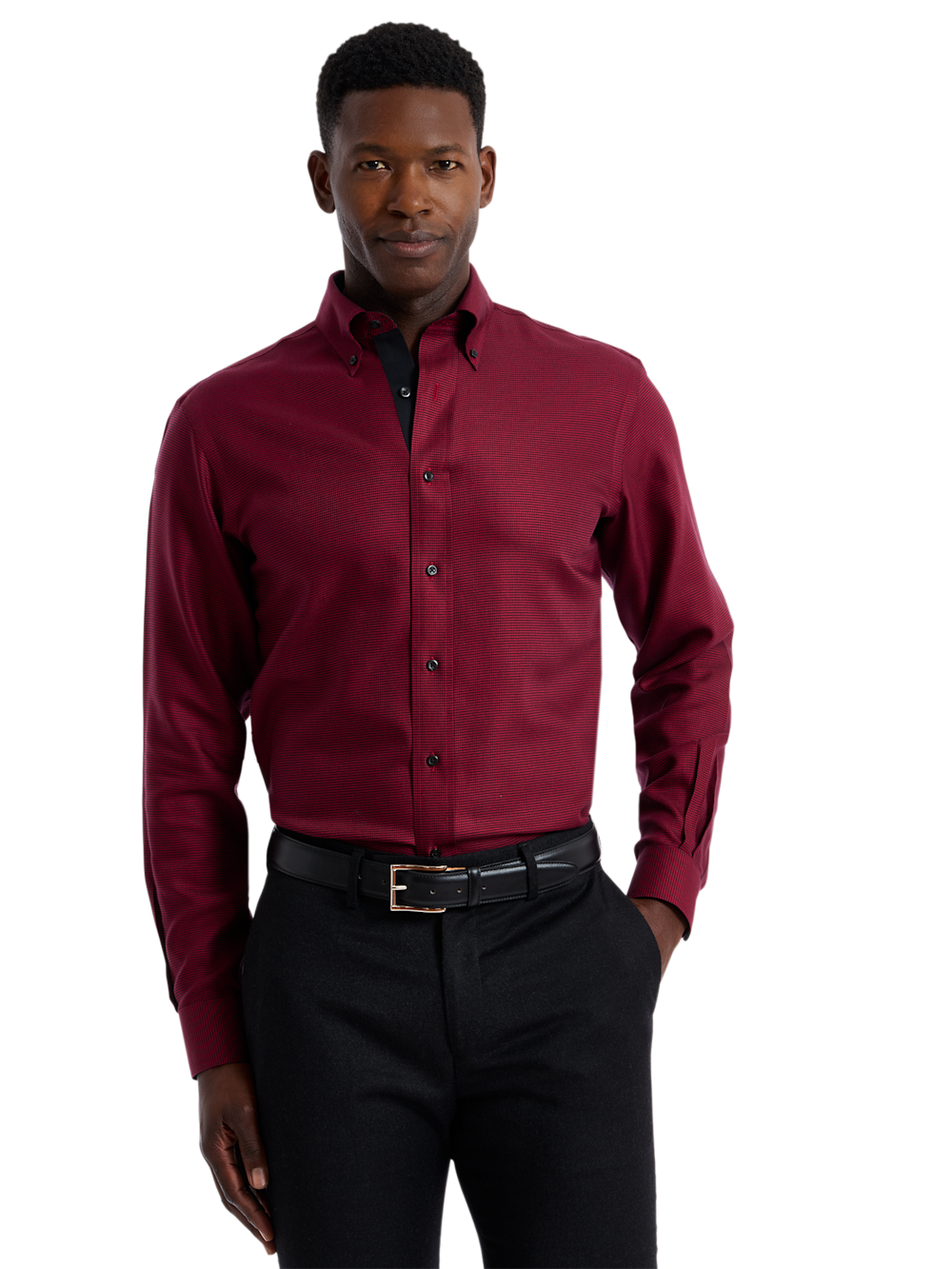 Alternate Shot of Men's black/red  Shirts 