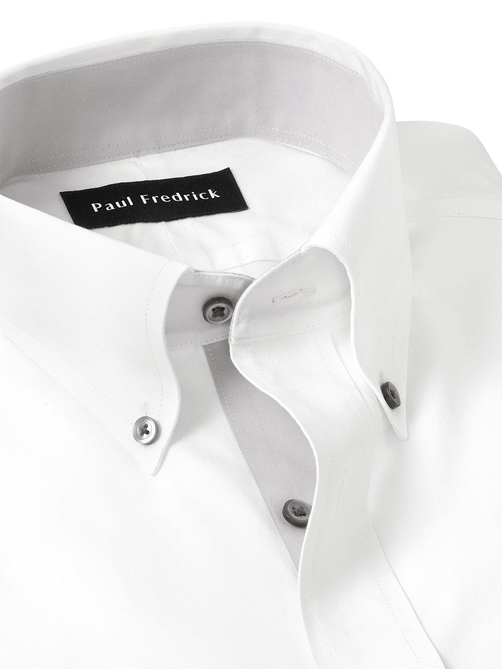 Alternate Image of Comfort Stretch Non-iron Solid Dress Shirt With Contrast Trim-6