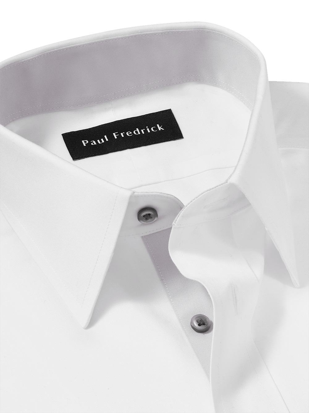 Alternate Image of Comfort Stretch Non-iron Solid Dress Shirt With Contrast Trim-6