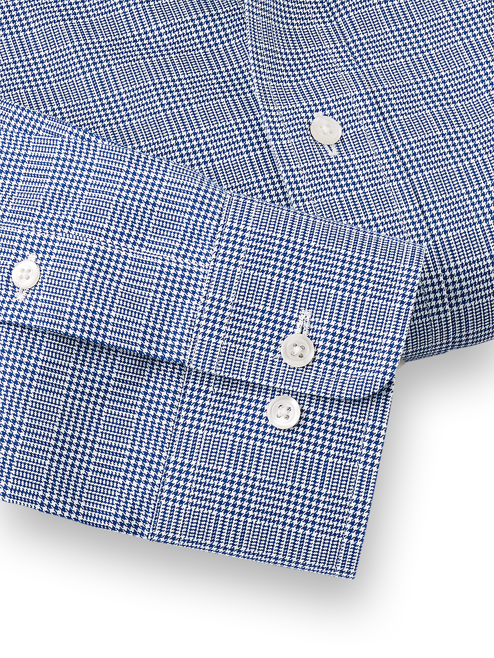Alternate Image of Non-iron Cotton Plaid Dress Shirt With Contrast Trim-3