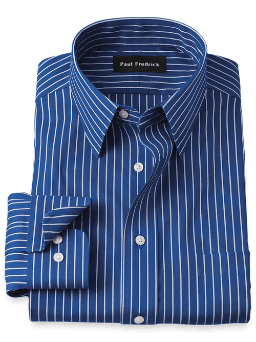 NWT ARMANI JEANS DRESS SHIRT Navy blue cotton luxury Italy S