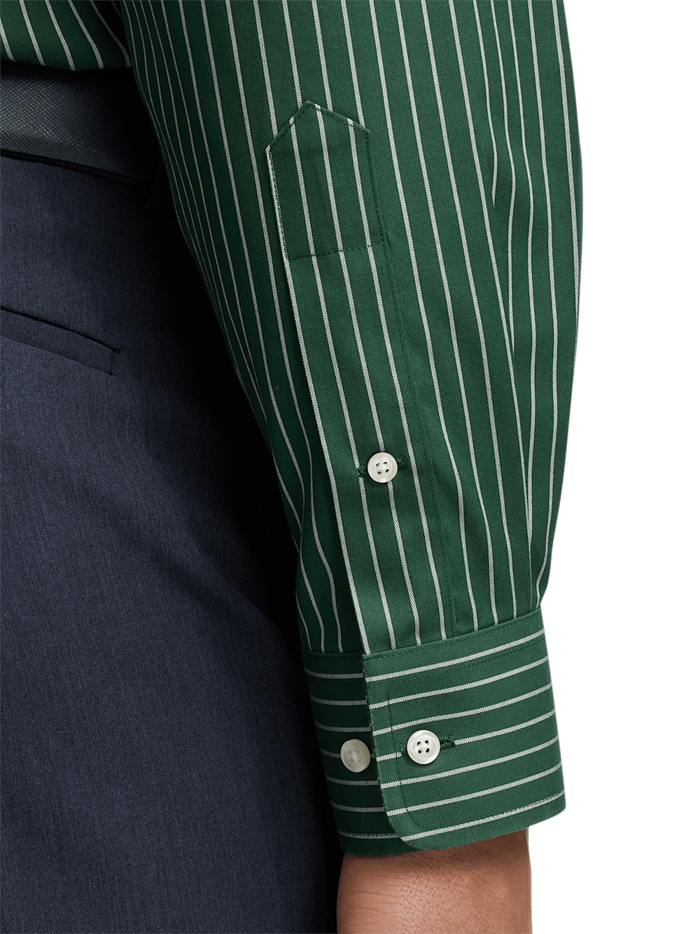 Alternate Image of Comfort Stretch Non-iron Stripe Dress Shirt-3