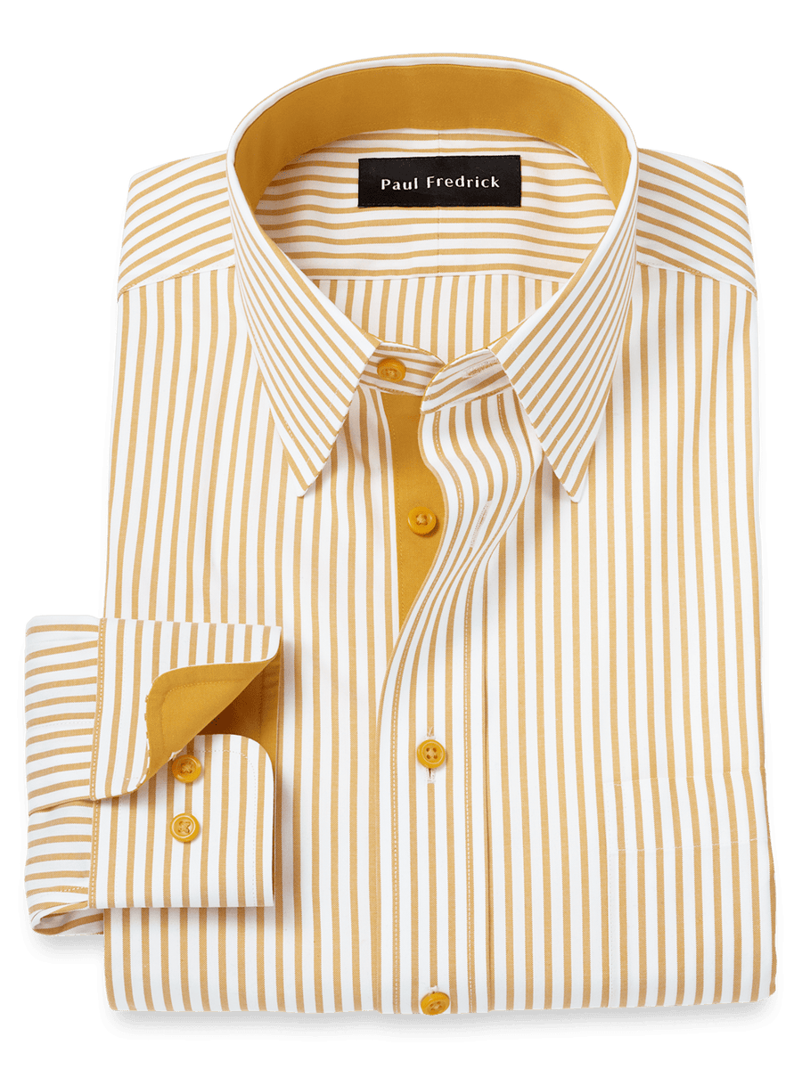 トップス GOLD BROAD STRIPE B.D BIG SHIRT サイズL GL28291