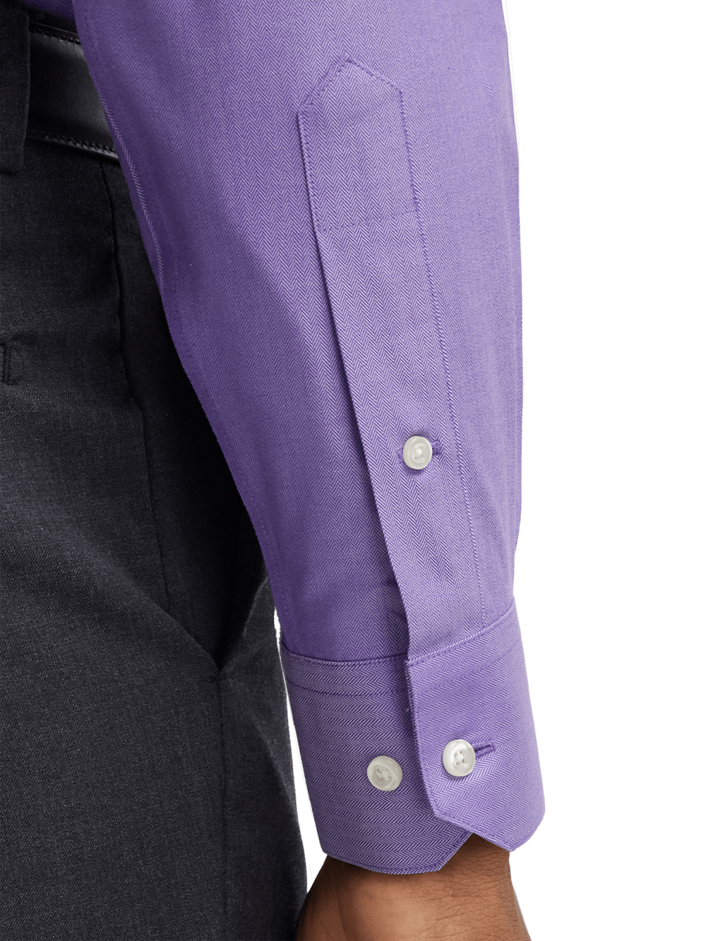 purple dress shirt amazon Mens Classic Fit Spread Collar Dress Shirt in Lilac 15-15.5-34-35 / Lilac