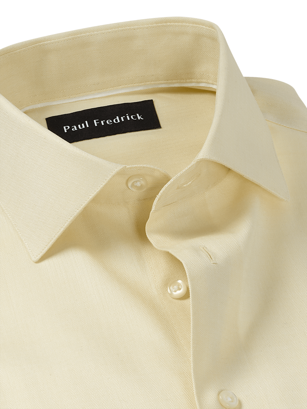 Alternate Image of Comfort Stretch Non-iron Herringbone Dress Shirt-6