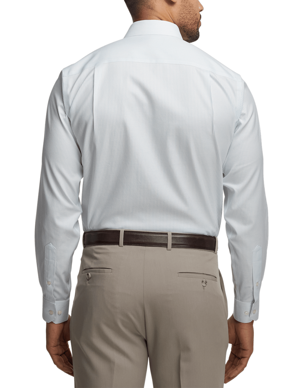 Alternate Image of Comfort Stretch Non-iron Stripe Dress Shirt-4