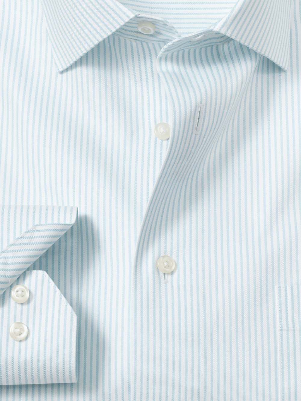 Alternate Image of Comfort Stretch Non-iron Stripe Dress Shirt-5