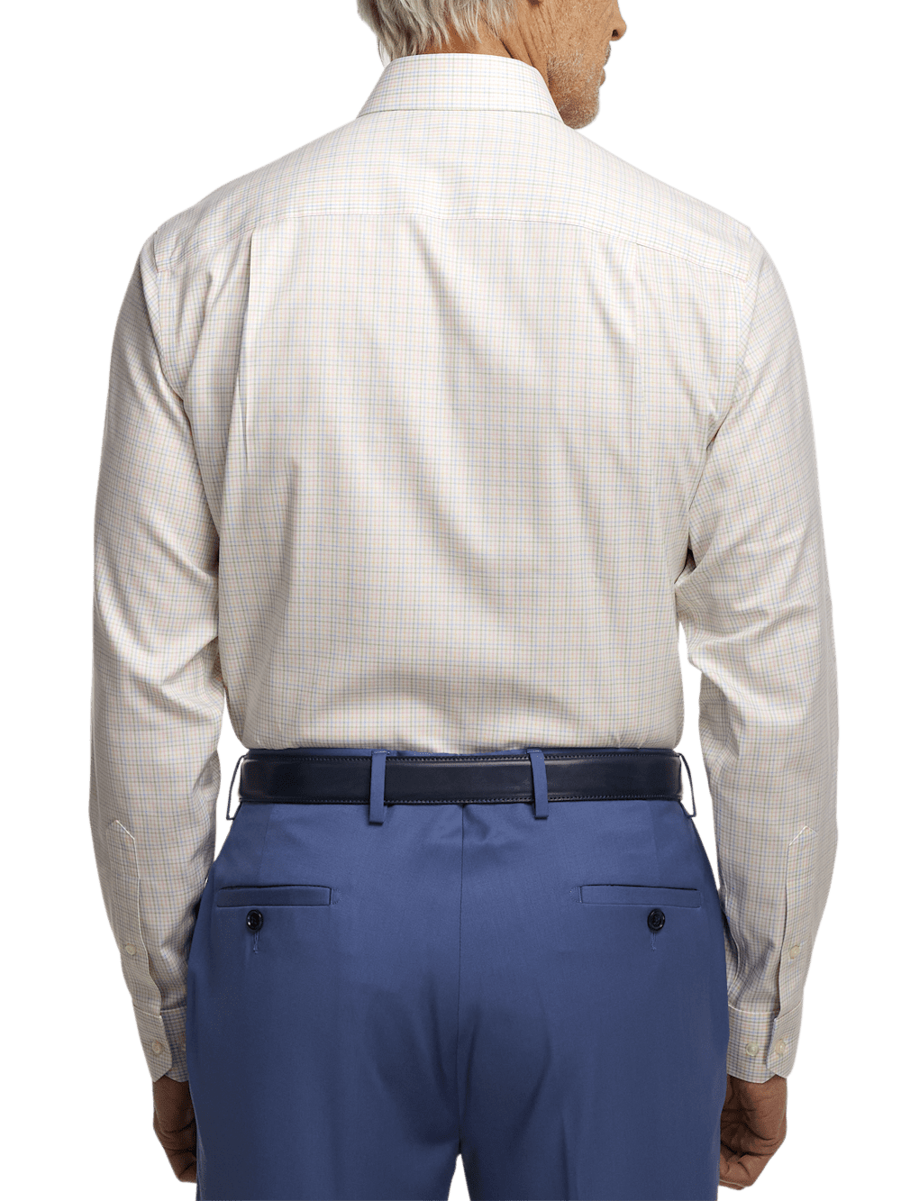 Alternate Image of Comfort Stretch Non-iron Check Dress Shirt-4