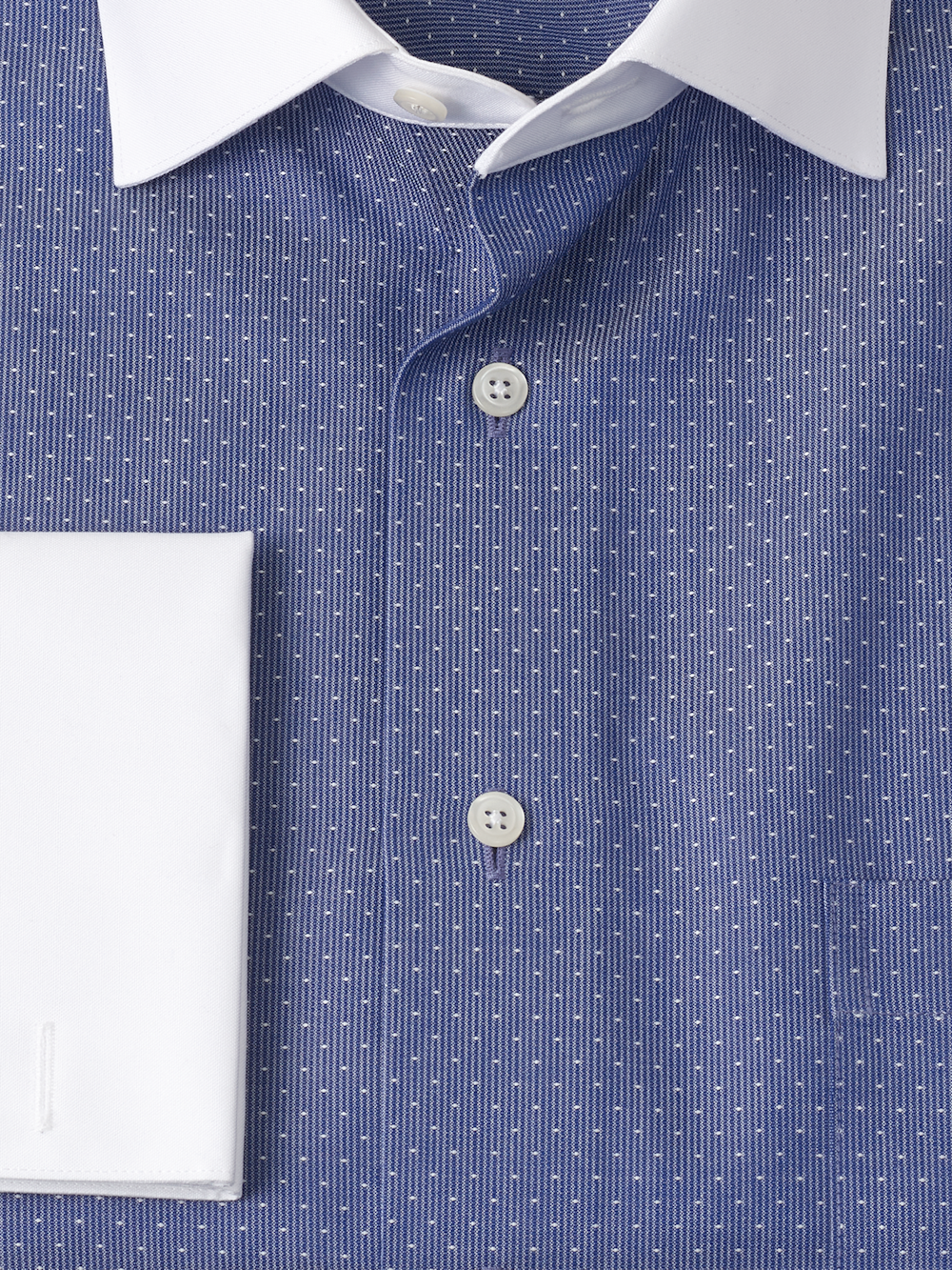 Alternate Image of Non-iron Cotton Dot Dress Shirt-5