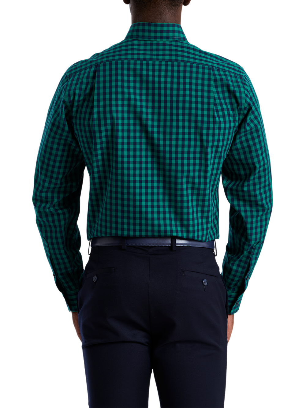 Alternate Shot of Men's green  Shirts  - 4