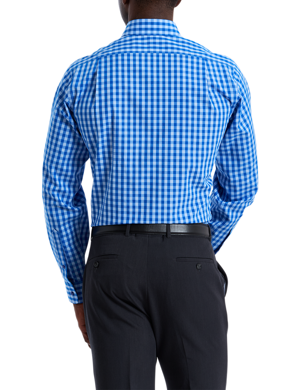Alternate Shot of Men's blue  Shirts  - 4