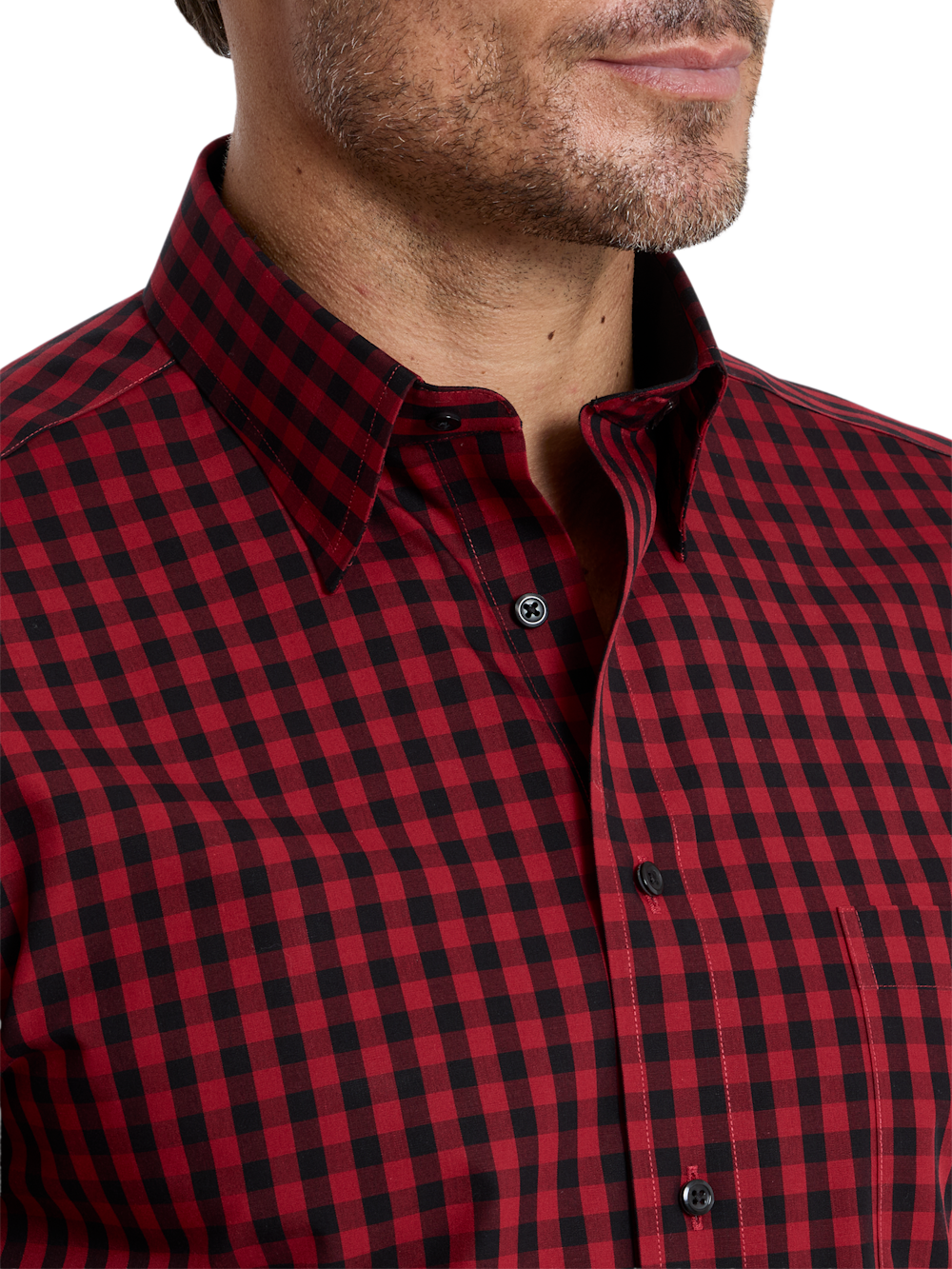 Alternate Shot of Men's red  Shirts  - 2