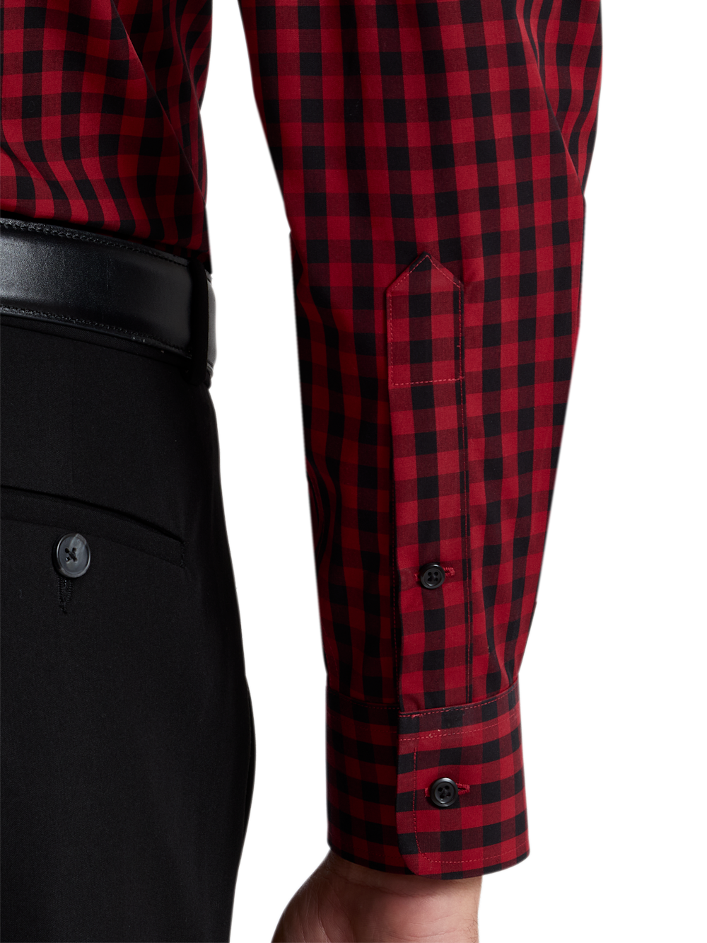 Alternate Shot of Men's red  Shirts  - 3