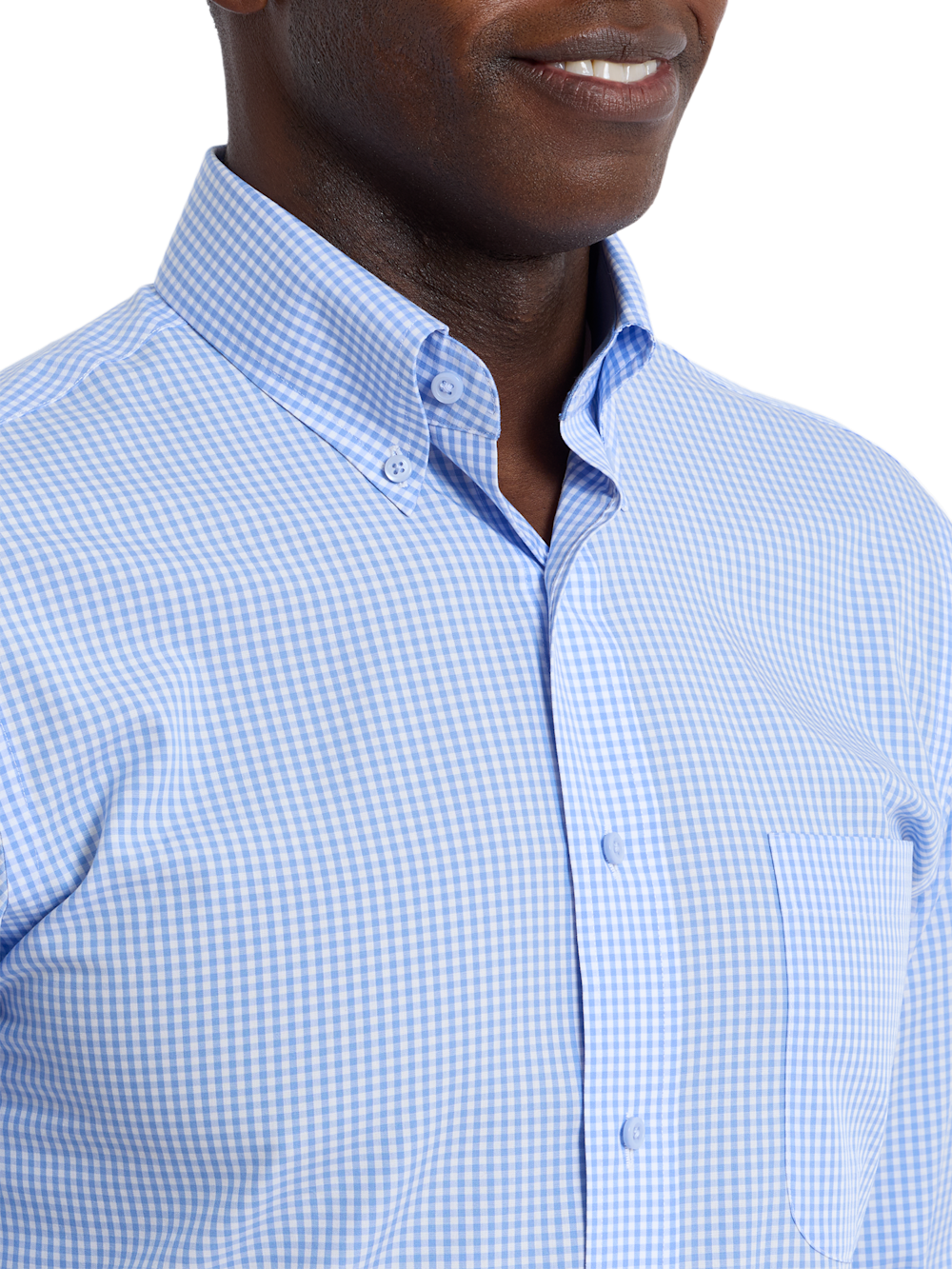 Alternate Shot of Men's blue  Shirts  - 2