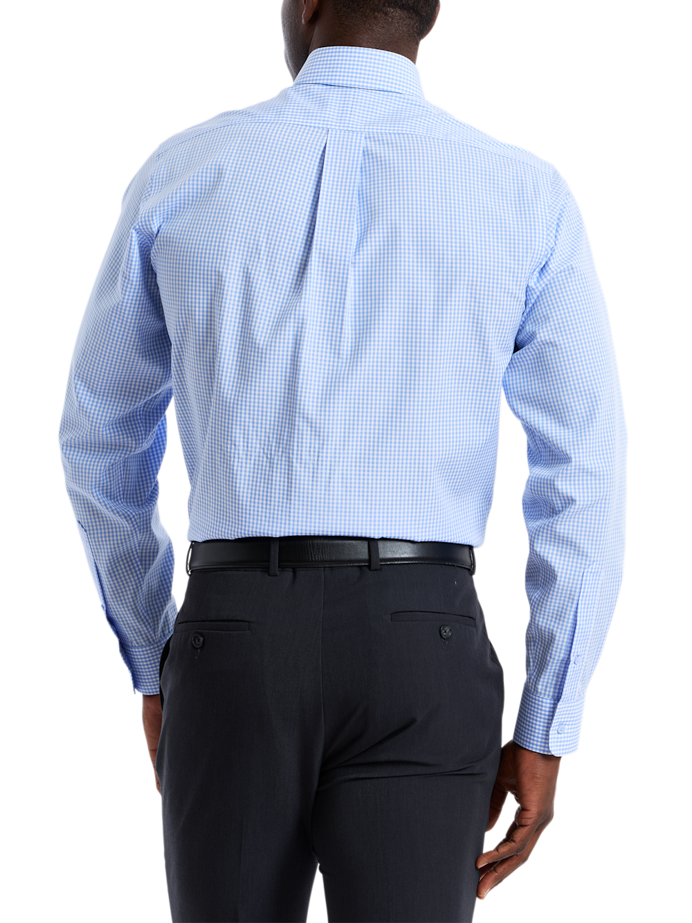 Alternate Shot of Men's blue  Shirts  - 4