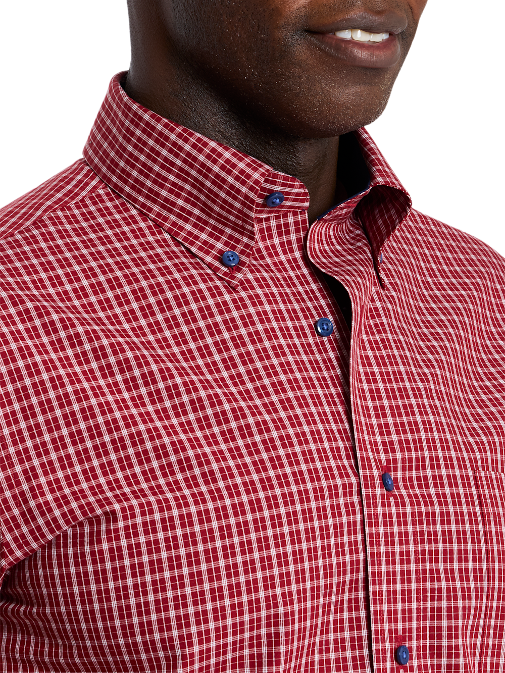Alternate Shot of Men's red  Shirts  - 2