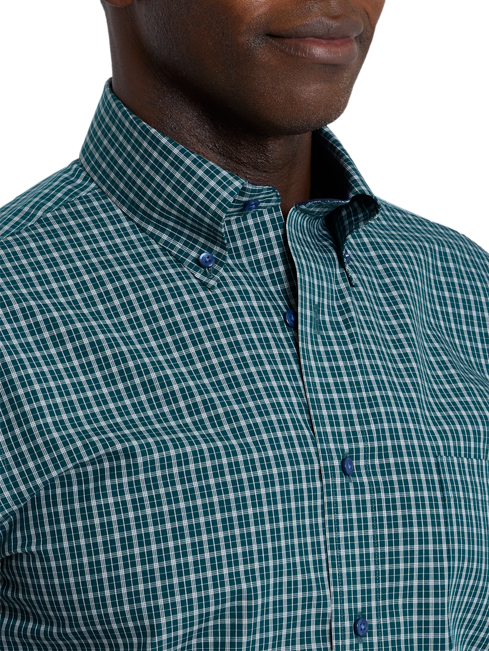 Alternate Shot of Men's green  Shirts  - 2