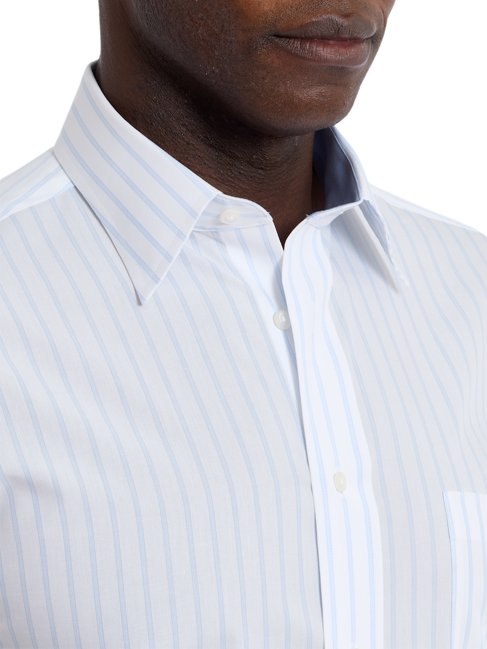 Alternate Shot of Men's blue  Shirts  - 2