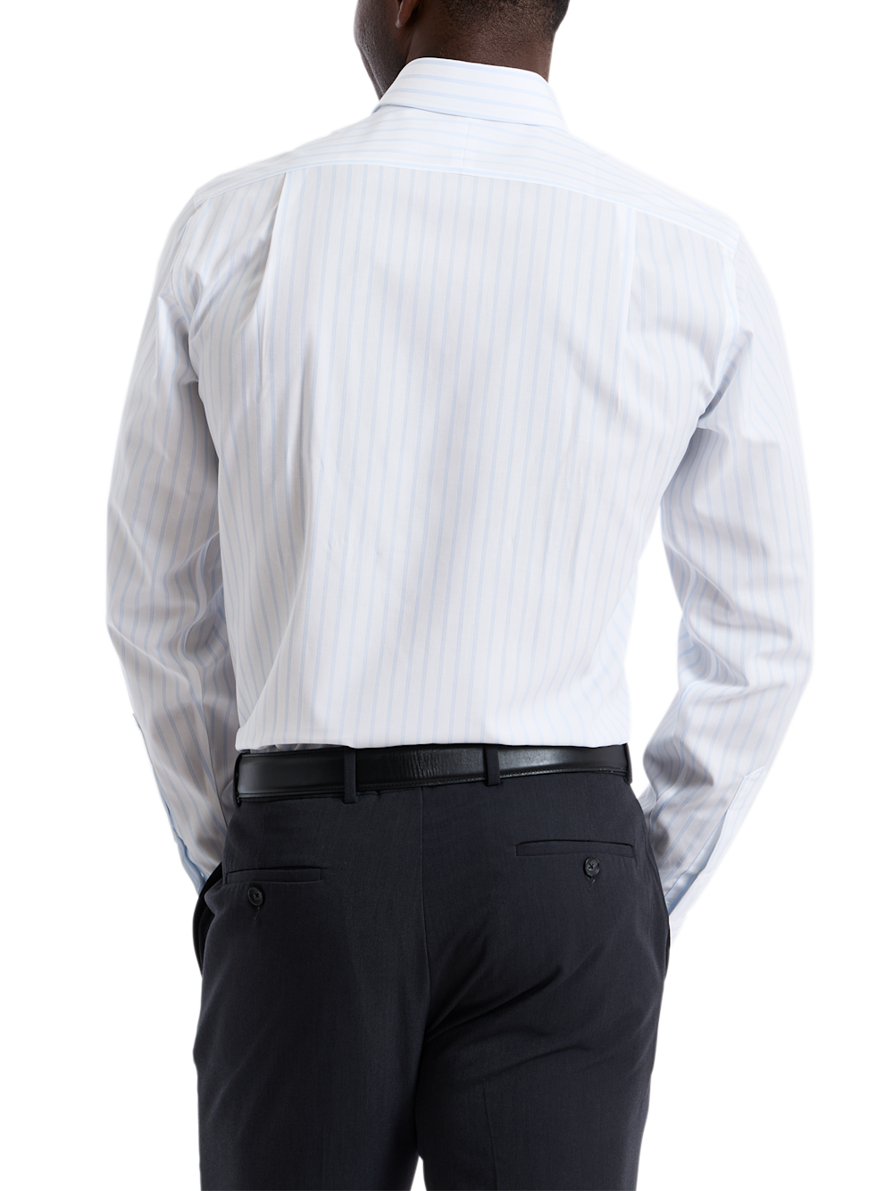Alternate Shot of Men's blue  Shirts  - 4