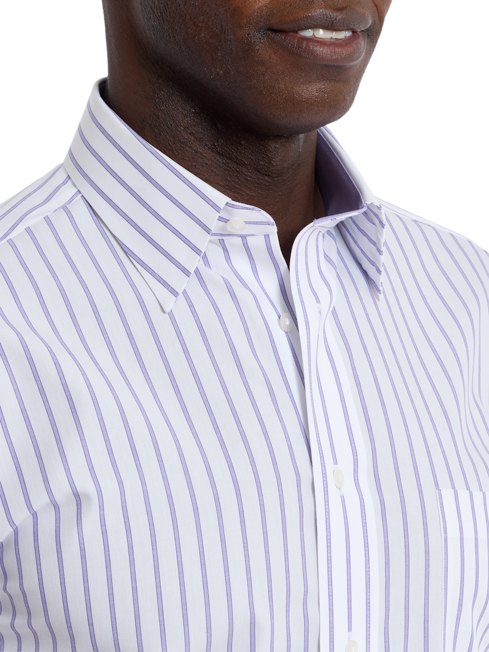 Alternate Shot of Men's purple  Shirts  - 2