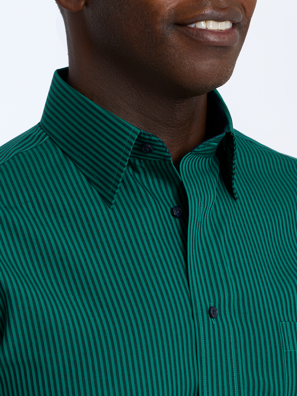 Alternate Shot of Men's green  Shirts  - 2