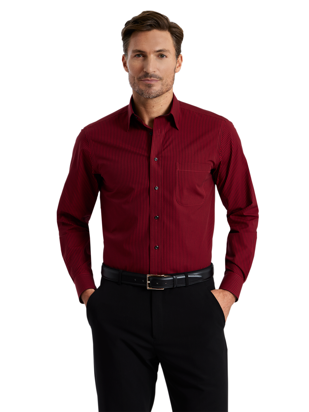 Alternate Shot of Men's red  Shirts  - 1