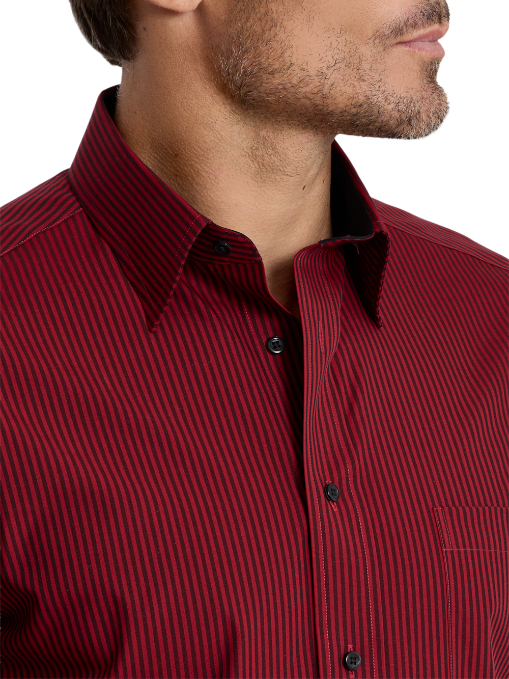 Alternate Shot of Men's red  Shirts  - 2