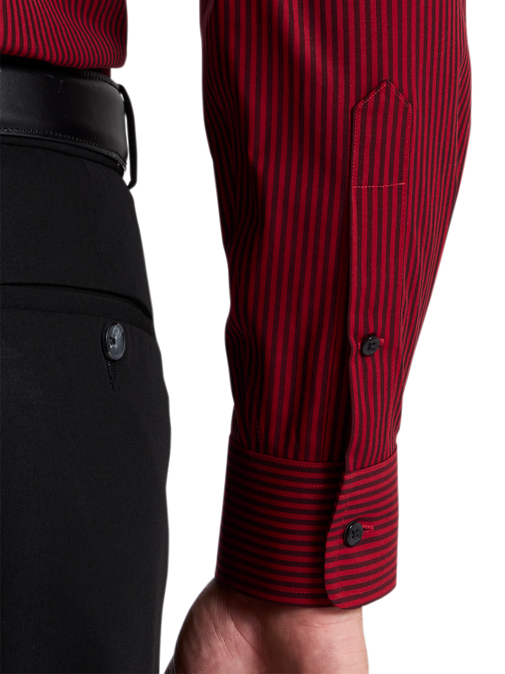 Alternate Shot of Men's red  Shirts  - 3