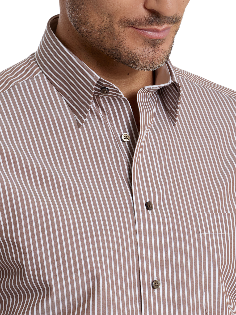 Alternate Shot of Men's brown  Shirts  - 2